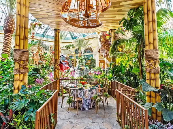 Bellagio Conservatory’s Exclusive New Dining Experience Is Basically an Adult Rainforest Cafe