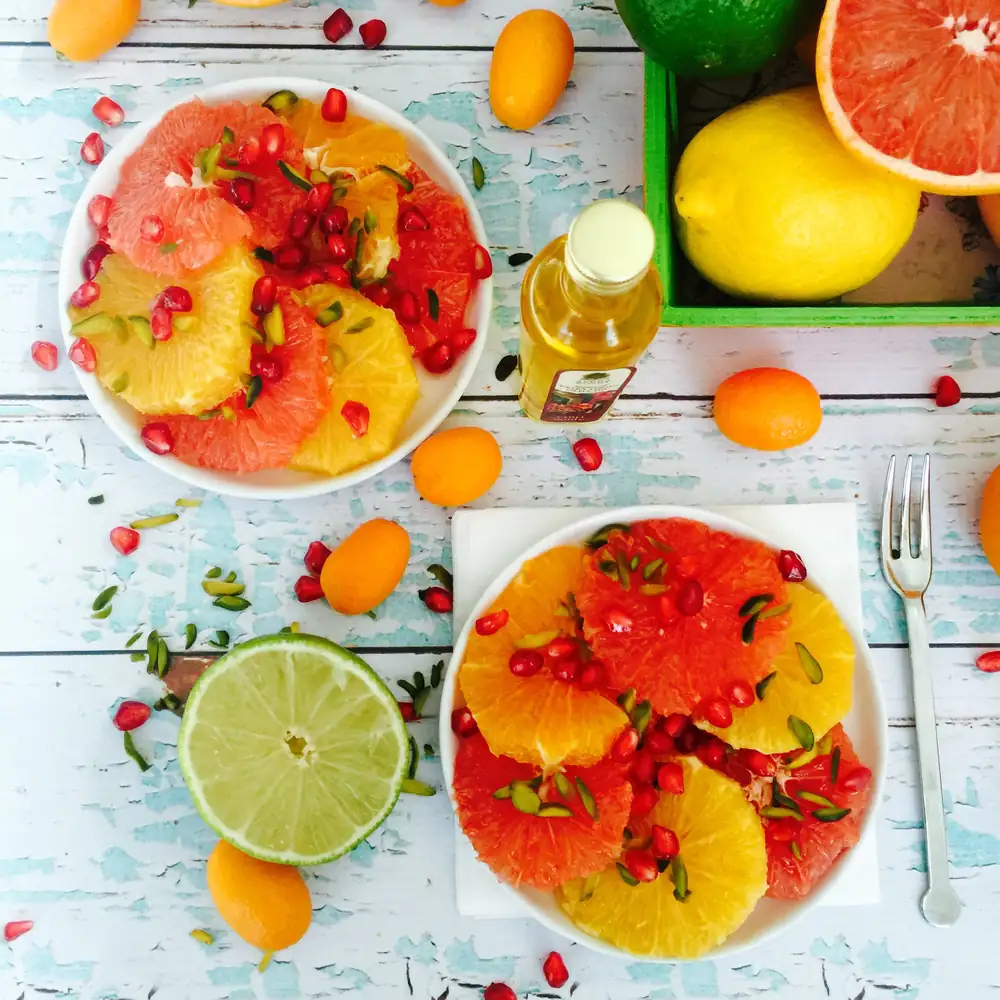 Citrus Salad With Pistachios And Pomegranate