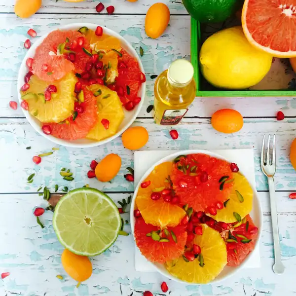 Citrus Salad With Pistachios And Pomegranate