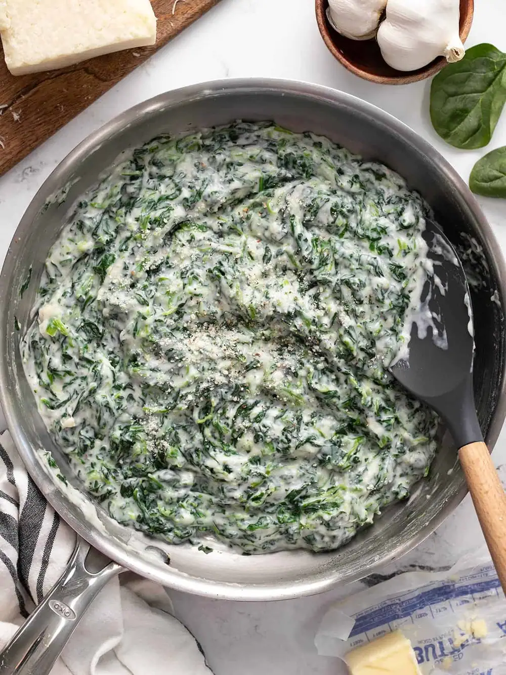 Easy Creamed Spinach