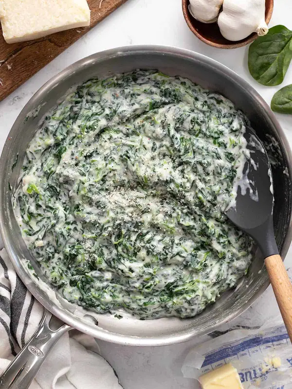 Easy Creamed Spinach