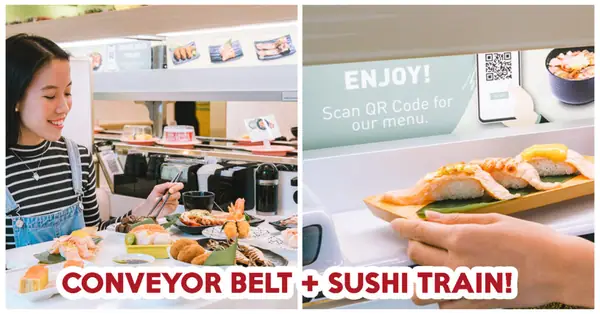 Sushi Plus Review: New Sushi Train And Conveyor Belt Restaurant At Bugis With Prices Starting From $1.50