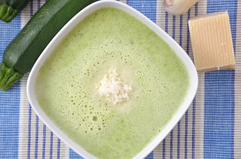 I make more than just zucchini pancakes. A simple recipe for a delicious soup