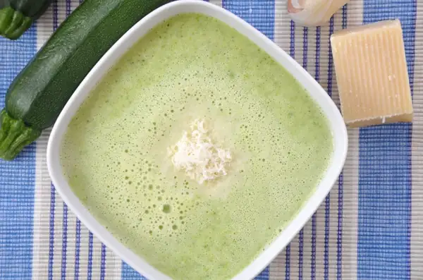 I make more than just zucchini pancakes. A simple recipe for a delicious soup