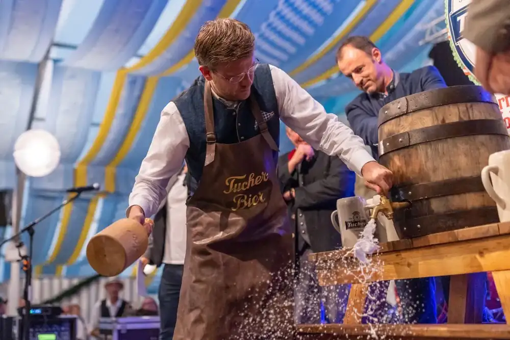 Regional Bavarian festivals price a litre of beer below Munich Oktoberfest rates