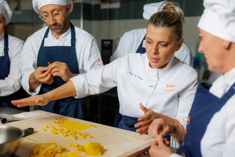Chef Iside De Cesare opens a cooking school beneath her Michelin-starred restaurant