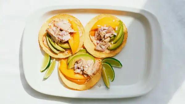 Spicy Tinned Tuna Tostadas