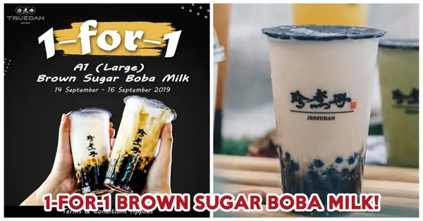 Jenjudan Opens At Orchard Gateway With 1-For-1 Brown Sugar Boba Milk On 16 September 2019