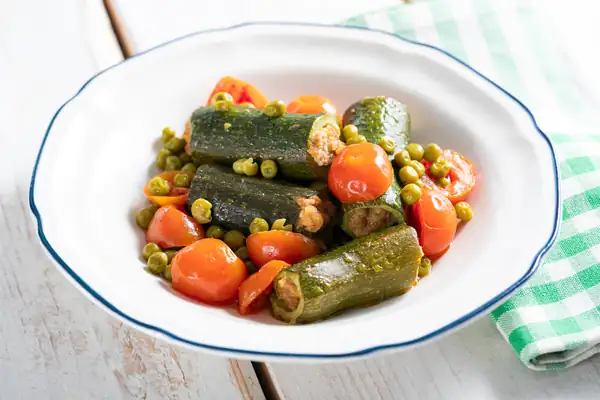 Pan-Fried Stuffed Zucchini