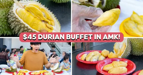 FairPrice Xtra AMK Hub Has $45 Durian Buffet