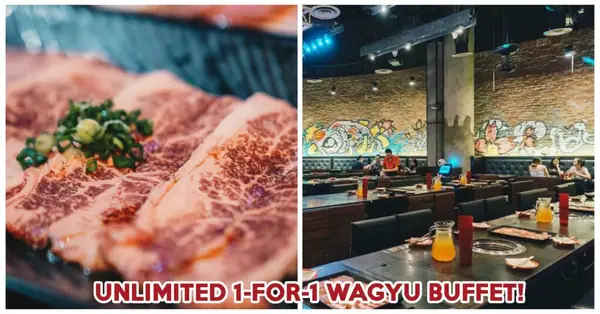 ROCKU Yakiniku Is Having A 1-for-1 Wagyu Yakiniku Buffet At $45.90++ For Two