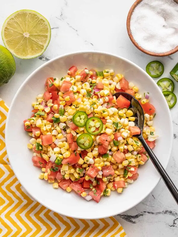 My Fresh Sweet Corn Salsa is the perfect summertime topping!