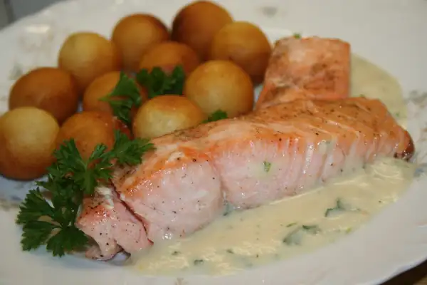 Salmón con perejil