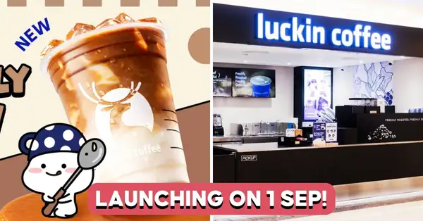 Luckin Coffee Collabs With Quby To Launch Black Sesame Hojicha Latte, Blind Boxes And More