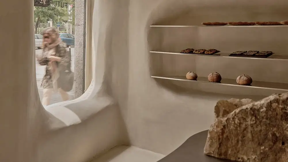 FU.BA, the new Madrid bakery that mixes the archaic with the futuristic