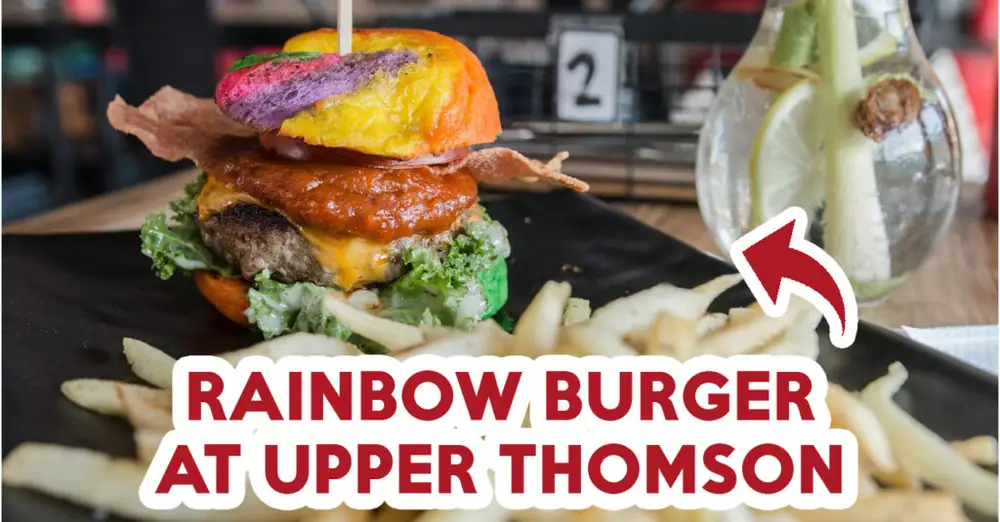 Reseña de Word Bistro: Cafetería halal con hamburguesas arcoíris en Upper Thomson