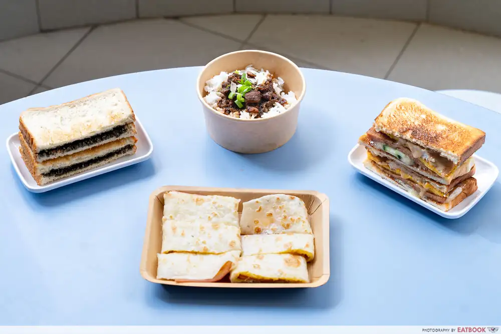 This New Taiwanese Stall Has $2 Lu Rou Fan, Black Sesame Toast And More