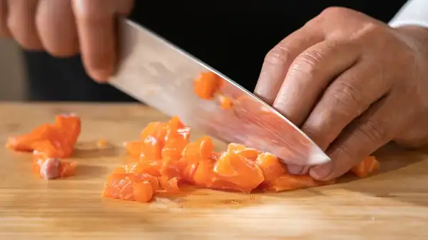 The Reason You Should Be Cubing Your Oven-Baked Salmon