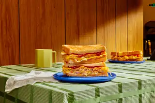 Korean Street Toast Breakfast Sandwich