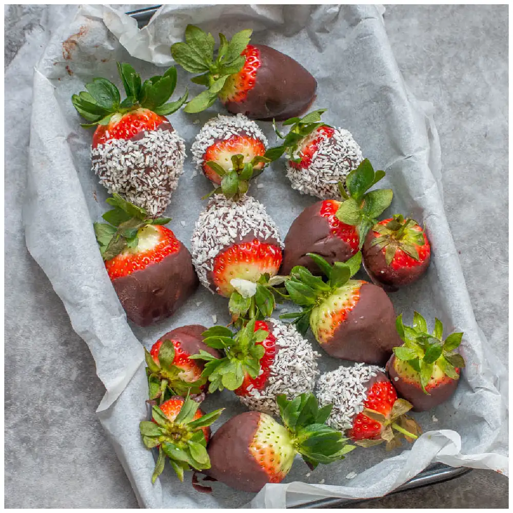Vegan Chocolate Covered Strawberries