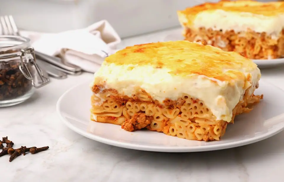Auténtico Pastitsio (lasaña griega)