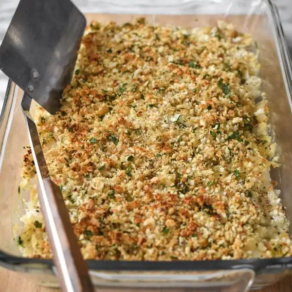 Gratinado De Pescado Estilo Burdeos (Poisson à la Bordelaise)