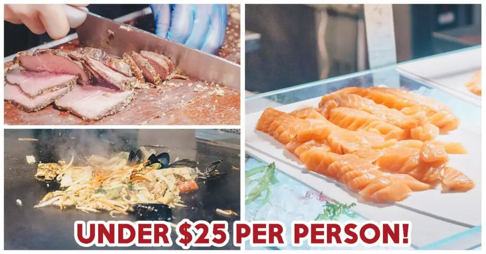 Buffet Town Review: Free-Flow Sashimi And Teppanyaki Under $25 Per Person At City Hall