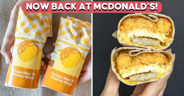 El wrap de desayuno Crispy Mac 'N Cheesy de McDonald's regresa por tiempo limitado