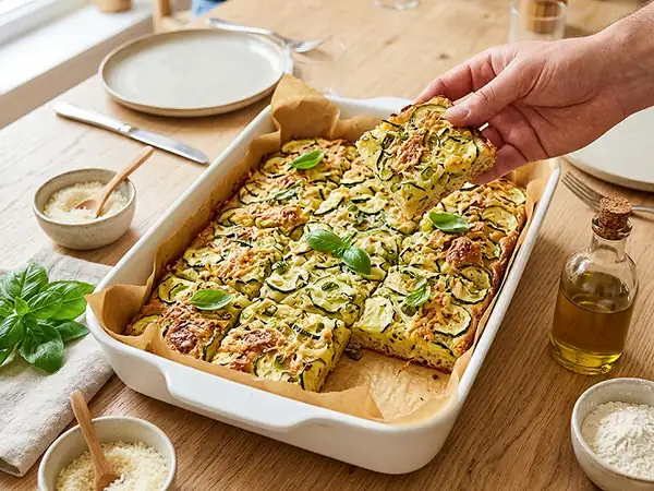 Scarpaccia de courgettes