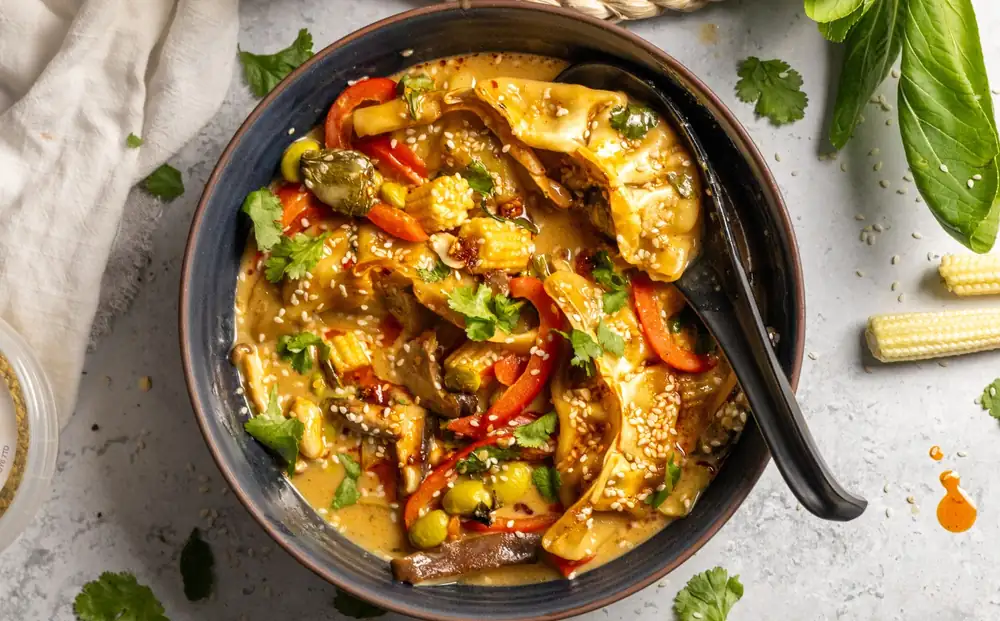 Vegan One-Pot Oven Dumplings