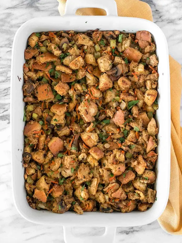 A Vegetarian Stuffing So Good No One Misses the Turkey Drippings