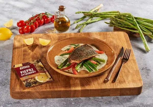 Rainbow trout with asparagus and savory, DS XXV, episode 19