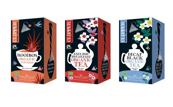 Clipper Teas launches premium pyramid tea bag range