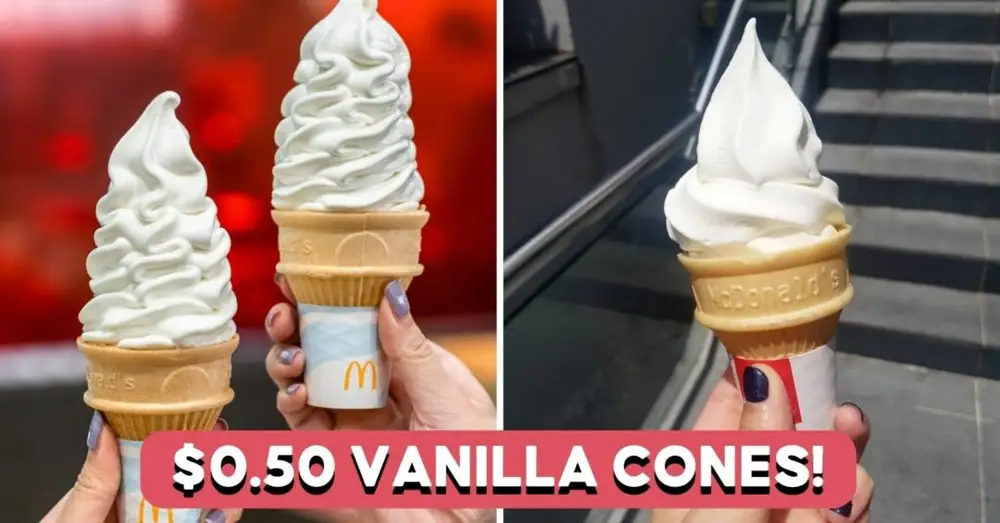 McDonald's Has $0.50 Vanilla Cones On Weekdays