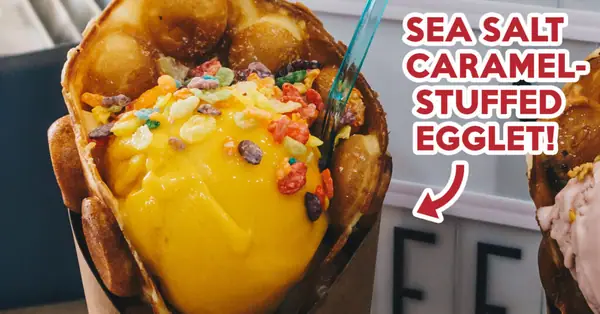 The Naughty Corner Review: Sea Salt Caramel- And Chocolate-Stuffed Egglets With Ice-Cream