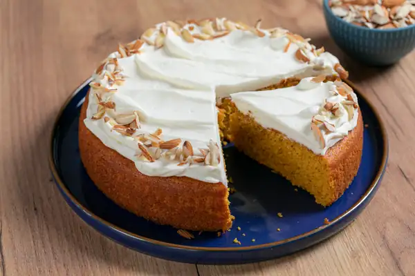 Carrot cake with cream cheese frosting