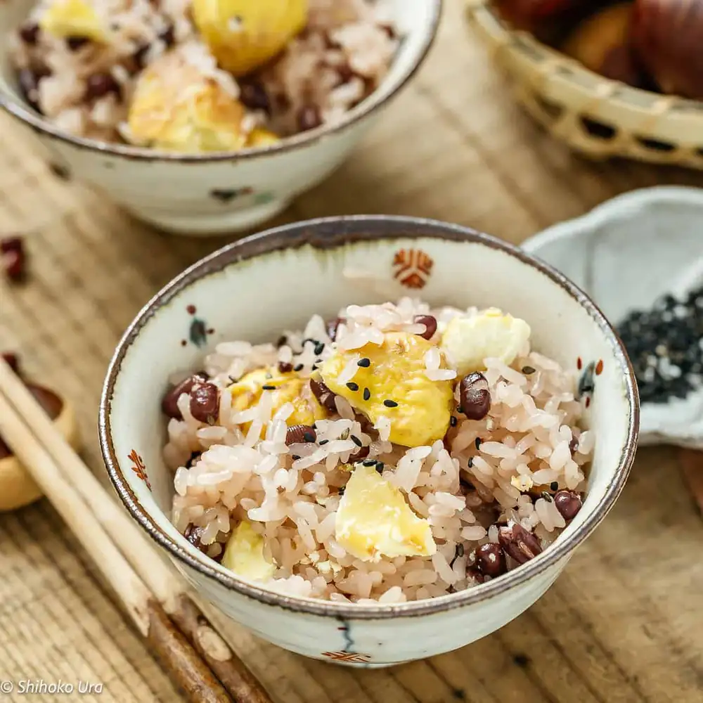 Kuri Okowa (Chestnut Sticky Rice ) 栗おこわ