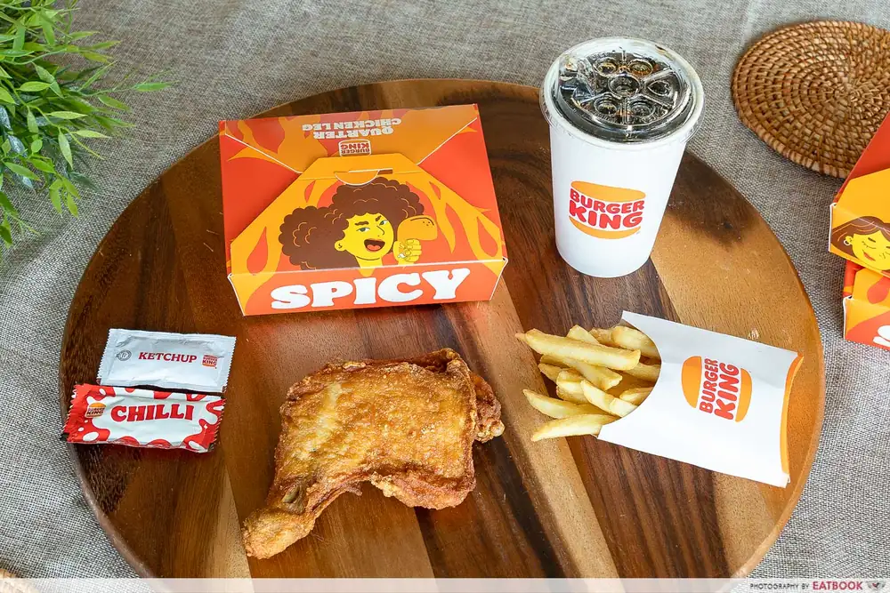 Burger King Has New Spicy Quarter Chicken Leg With Crispy Skin, Levelling Up Their Fried Chicken Game