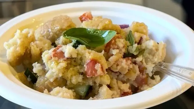 The panzanella recipe? We asked a Tuscan shop in Rome