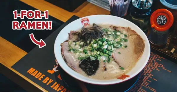 El nuevo local de Ramen Nagi en ION Orchard ofrece 2x1 en ramen el 13 de septiembre de 2019