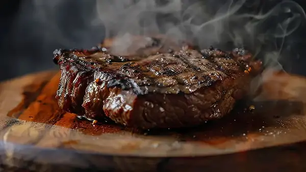 What is the red juice in rare steak, and why isn't it blood?