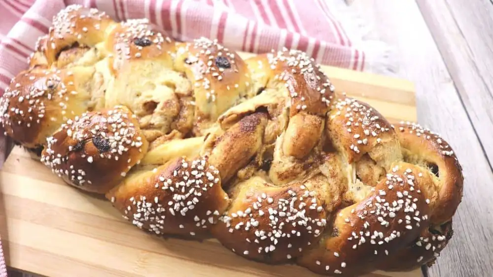 Braided Cinnamon Raisin Bread