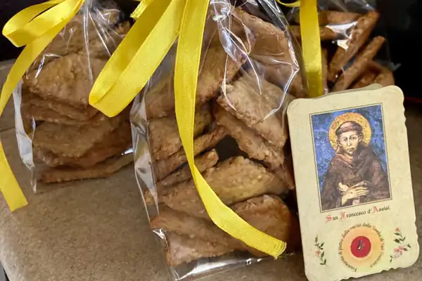 Mostaccioli, the sweet that Saint Francis asked for before he died