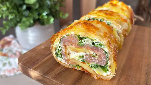 Potato wrap with cheese