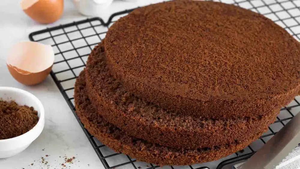 Chocolate cake for a champion's breakfast