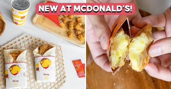 We Tried McDonald's New Spicy Tomato Chicken McWraps And Lemon Creme Pie