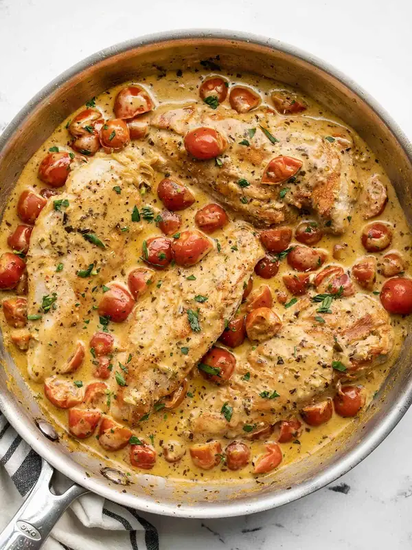 My foolproof Creamy pesto chicken is the perfect dish to impress!