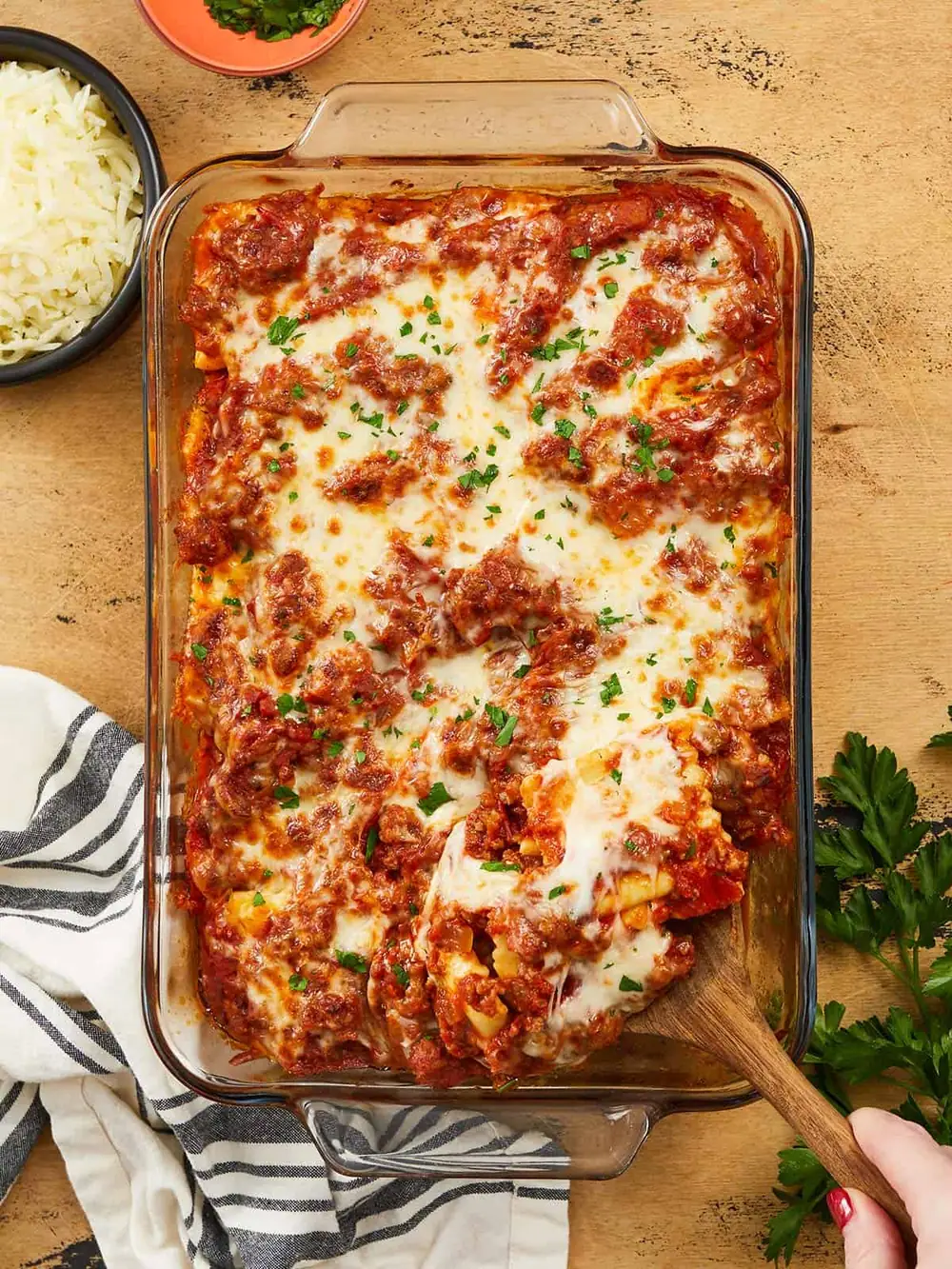 Cheesy Baked Ravioli