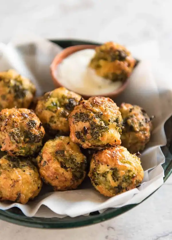Baked Broccoli Cheese Balls