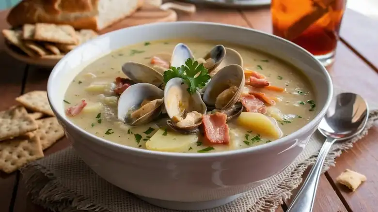 La forma más sencilla de darle a una sopa cremosa un toque más ligero